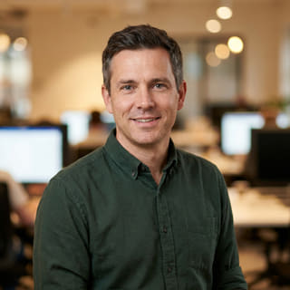 Daniel Carter, listed as Chief Technology Officer at True Pledgorine, in a profile image