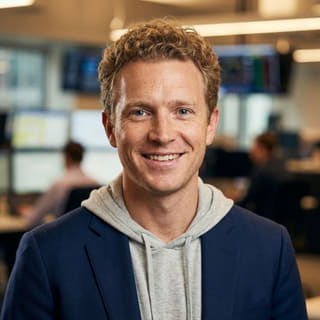 Ryan Brooks, listed as Lead Trading Analyst at True Pledgorine, in a profile image